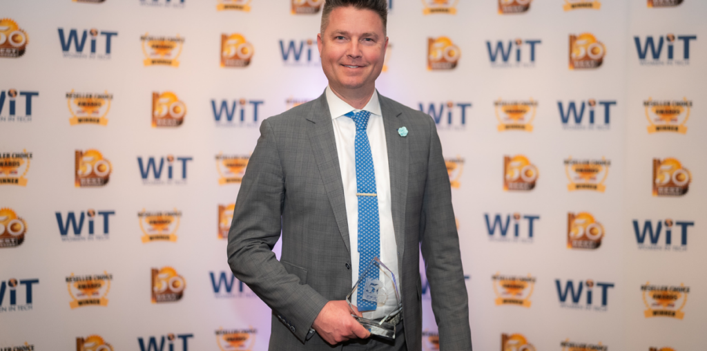 Matthew Smith with 50 Best Managed IT Companies Award for 2025
